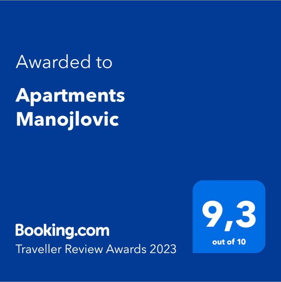 Apartments Manojlovic بودفا المظهر الخارجي الصورة